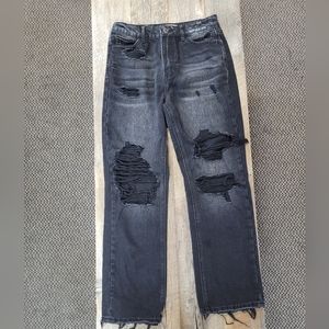 Black Vervet Jeans